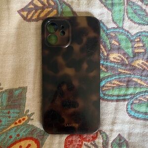 Tortoise Shell iPhone 12 Case